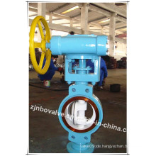 10 &quot;Warm Gear Wafer Butterfly Valve (D347H-150)